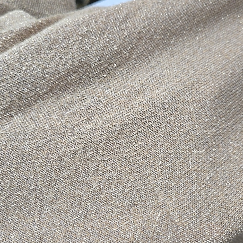 NEW MICHAEL Michael Kors Gold Cowl Neck Turtleneck Sweater - Picture 5 of 7